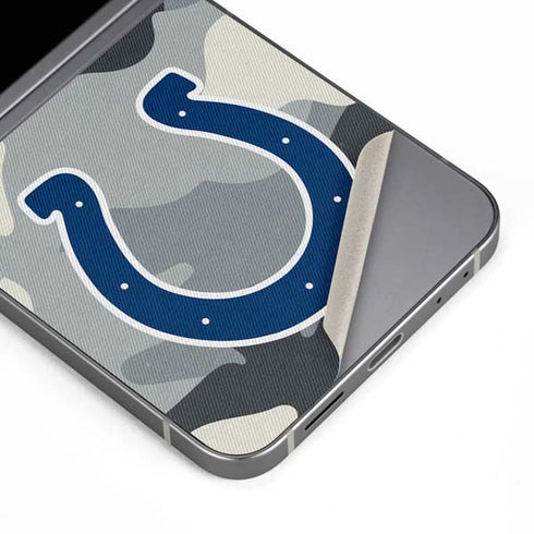 NFL Indianapolis Colts Camo Galaxy Z Flip6 Skin